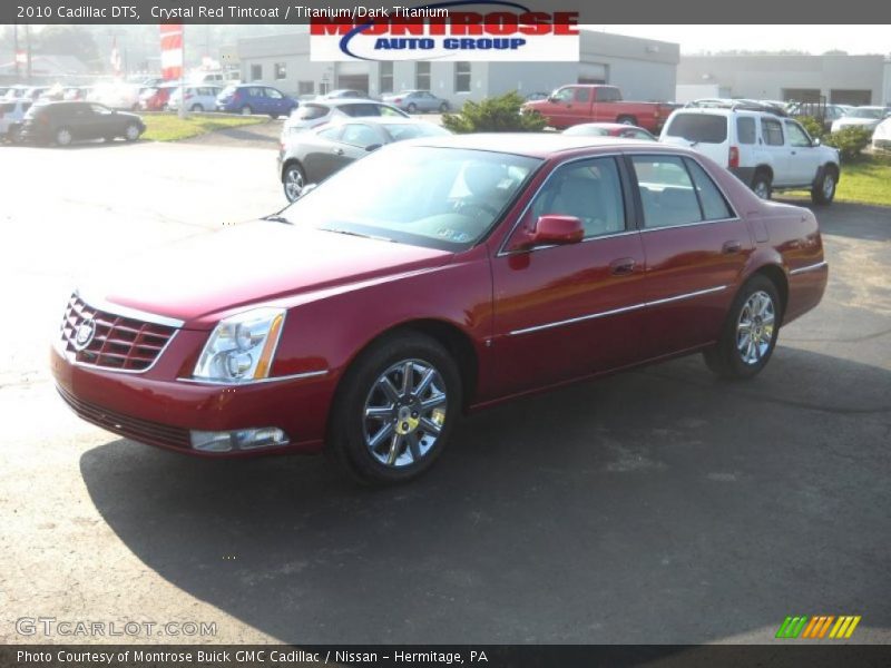 Crystal Red Tintcoat / Titanium/Dark Titanium 2010 Cadillac DTS