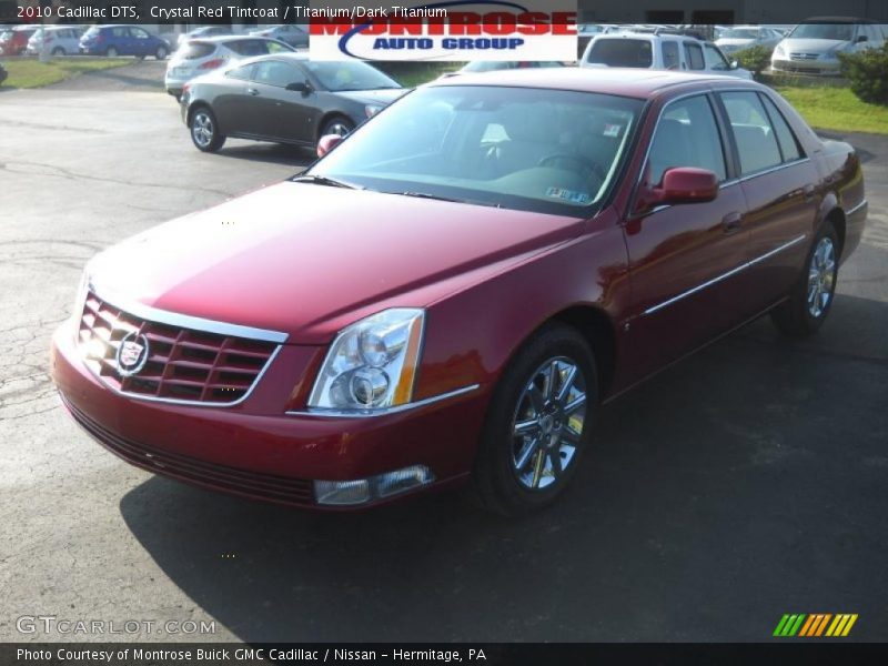 Crystal Red Tintcoat / Titanium/Dark Titanium 2010 Cadillac DTS