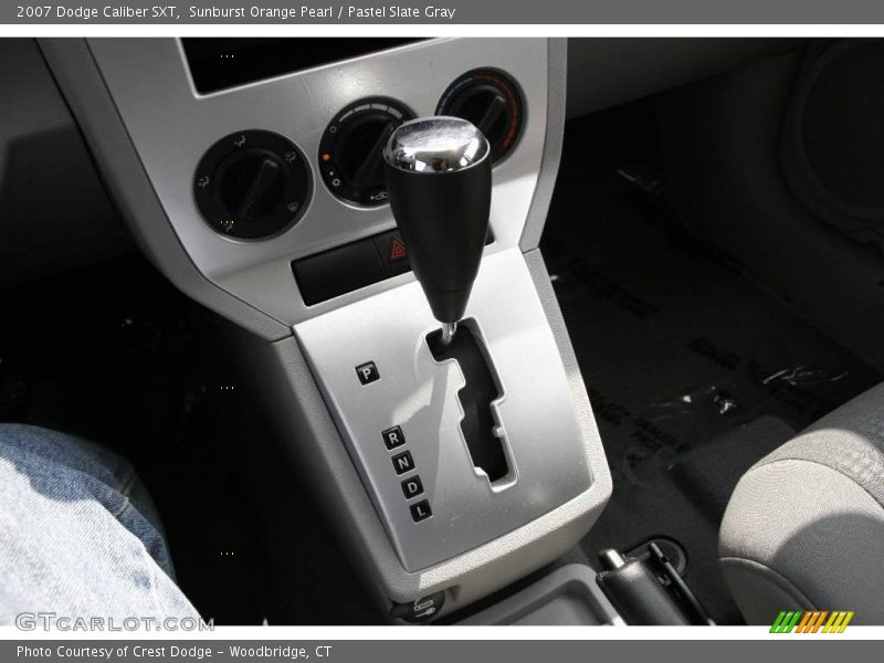 Sunburst Orange Pearl / Pastel Slate Gray 2007 Dodge Caliber SXT