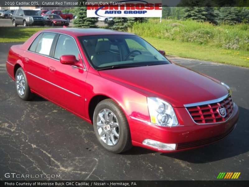 Crystal Red Tintcoat / Titanium/Dark Titanium 2010 Cadillac DTS