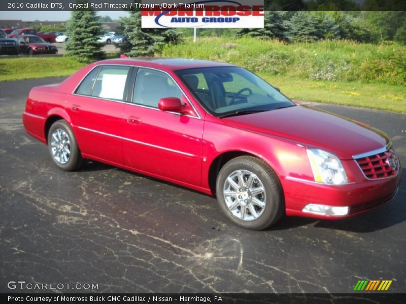 Crystal Red Tintcoat / Titanium/Dark Titanium 2010 Cadillac DTS