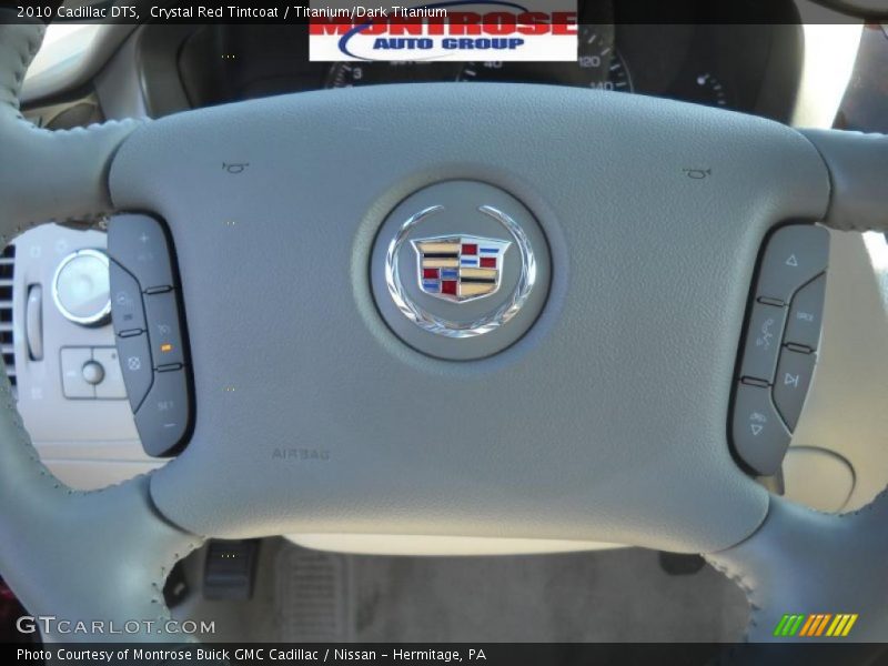 Crystal Red Tintcoat / Titanium/Dark Titanium 2010 Cadillac DTS