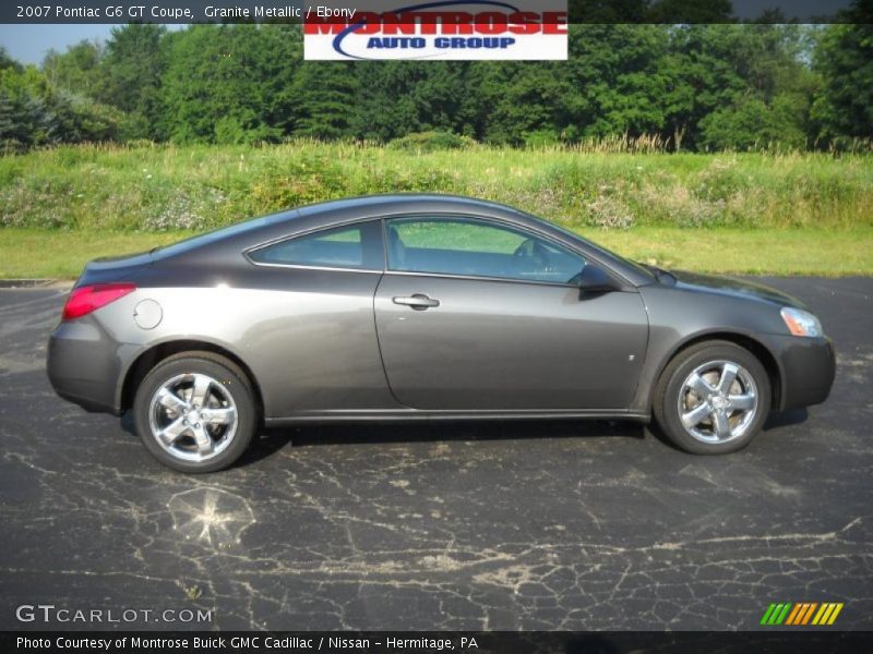 Granite Metallic / Ebony 2007 Pontiac G6 GT Coupe