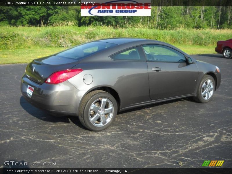 Granite Metallic / Ebony 2007 Pontiac G6 GT Coupe