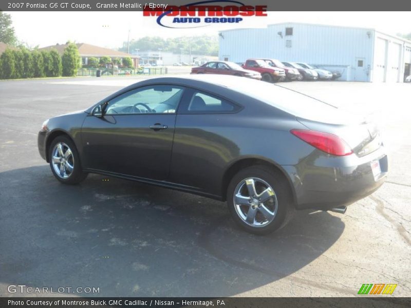 Granite Metallic / Ebony 2007 Pontiac G6 GT Coupe