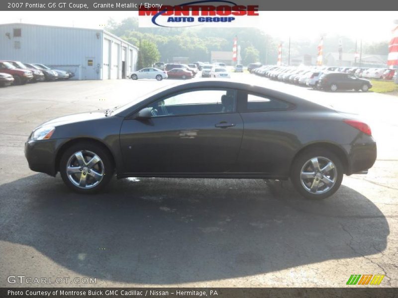 Granite Metallic / Ebony 2007 Pontiac G6 GT Coupe