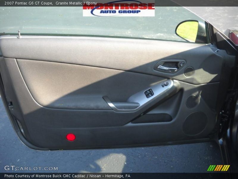 Granite Metallic / Ebony 2007 Pontiac G6 GT Coupe