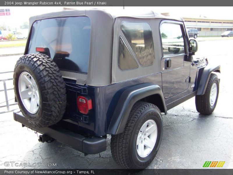 Patriot Blue Pearl / Khaki 2004 Jeep Wrangler Rubicon 4x4