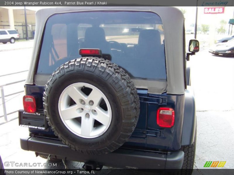 Patriot Blue Pearl / Khaki 2004 Jeep Wrangler Rubicon 4x4