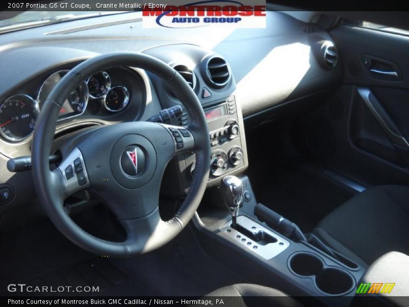 Granite Metallic / Ebony 2007 Pontiac G6 GT Coupe