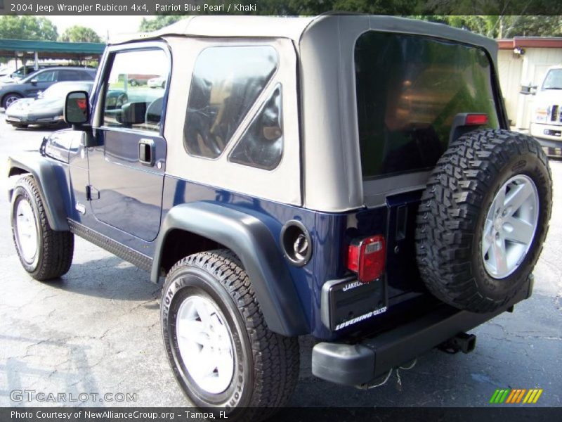 Patriot Blue Pearl / Khaki 2004 Jeep Wrangler Rubicon 4x4