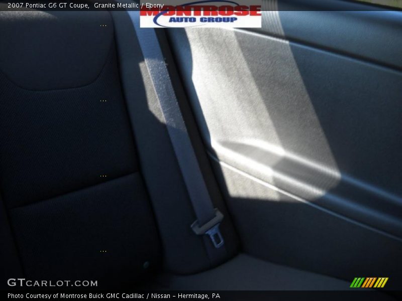 Granite Metallic / Ebony 2007 Pontiac G6 GT Coupe