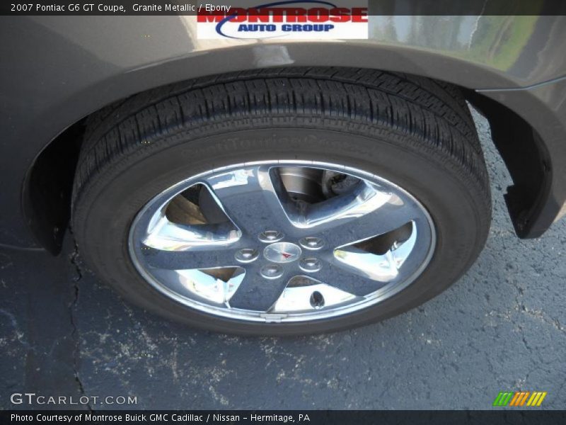 Granite Metallic / Ebony 2007 Pontiac G6 GT Coupe