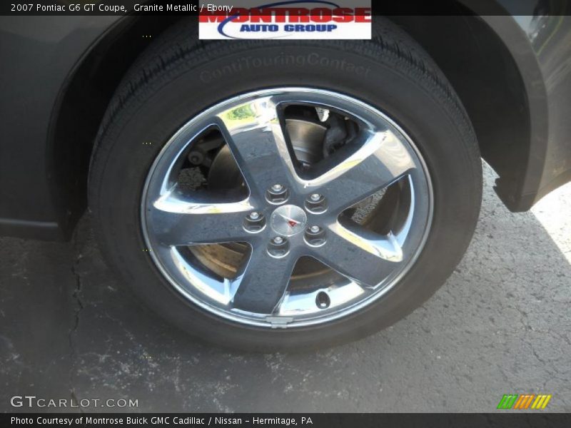 Granite Metallic / Ebony 2007 Pontiac G6 GT Coupe