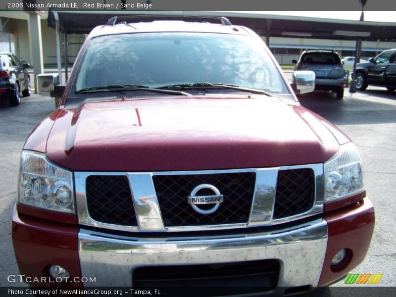 Red Brawn / Sand Beige 2006 Nissan Armada LE