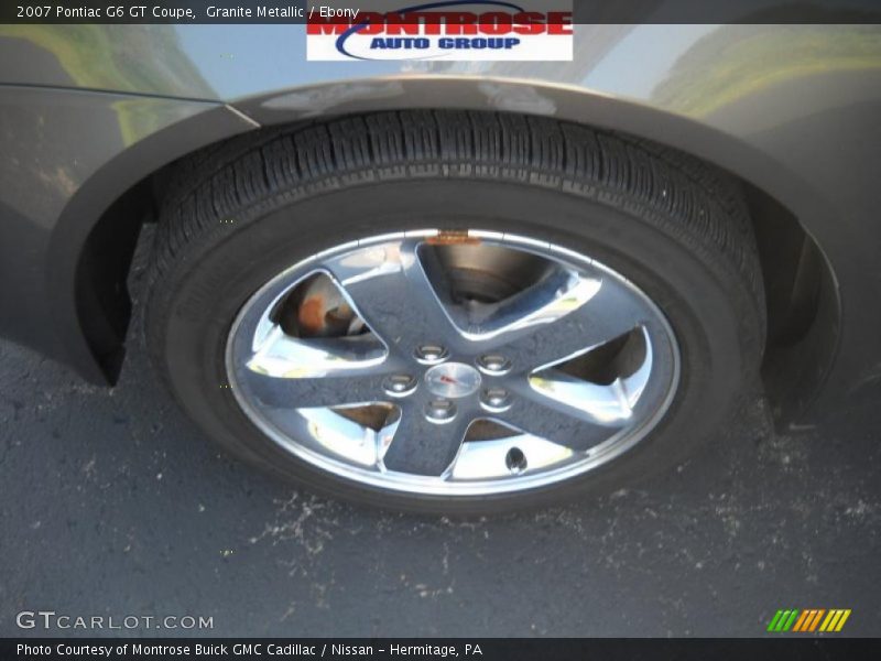 Granite Metallic / Ebony 2007 Pontiac G6 GT Coupe