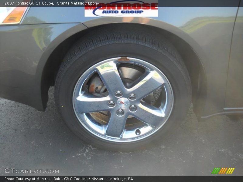 Granite Metallic / Ebony 2007 Pontiac G6 GT Coupe