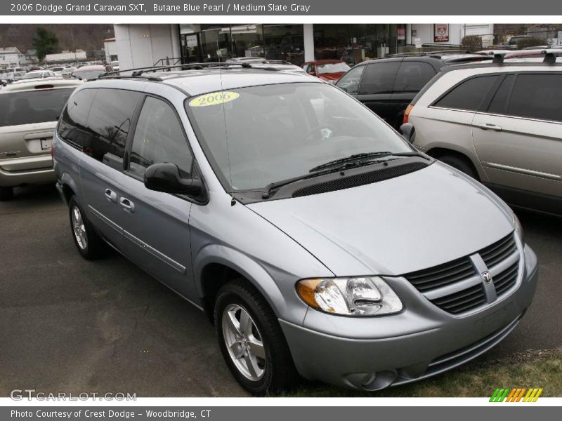 Butane Blue Pearl / Medium Slate Gray 2006 Dodge Grand Caravan SXT