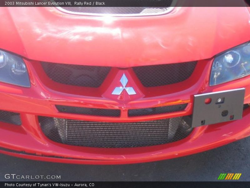 Rally Red / Black 2003 Mitsubishi Lancer Evolution VIII
