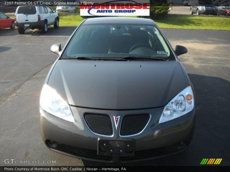 Granite Metallic / Ebony 2007 Pontiac G6 GT Coupe