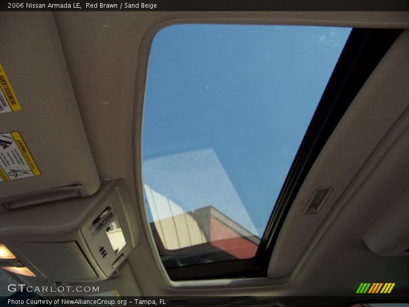 Red Brawn / Sand Beige 2006 Nissan Armada LE