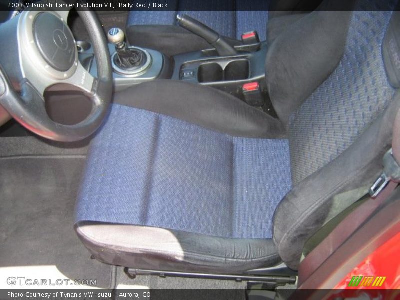 Rally Red / Black 2003 Mitsubishi Lancer Evolution VIII