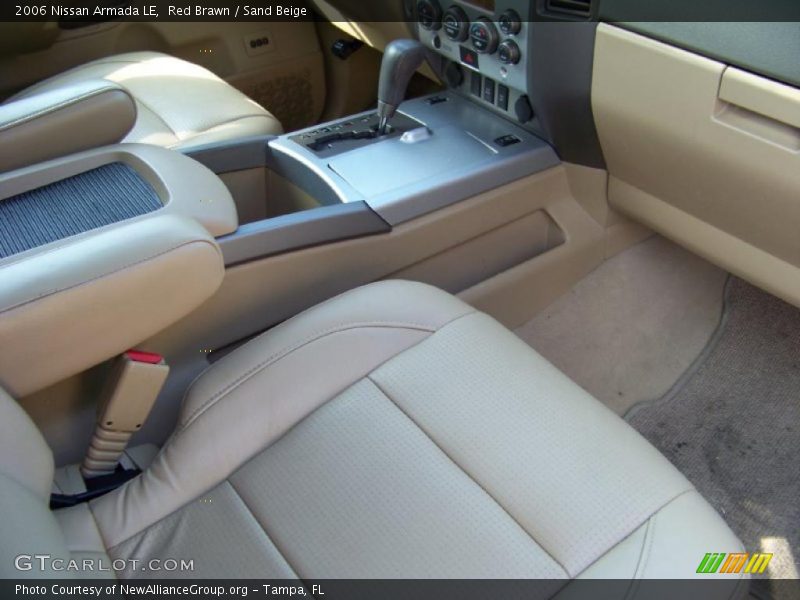 Red Brawn / Sand Beige 2006 Nissan Armada LE