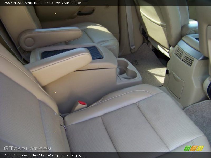 Red Brawn / Sand Beige 2006 Nissan Armada LE