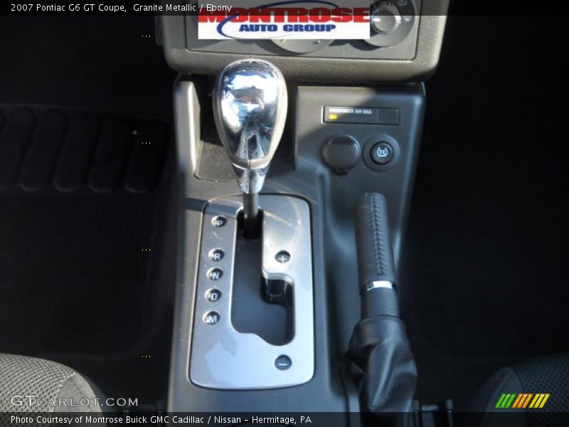 Granite Metallic / Ebony 2007 Pontiac G6 GT Coupe