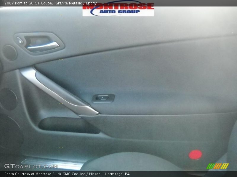 Granite Metallic / Ebony 2007 Pontiac G6 GT Coupe
