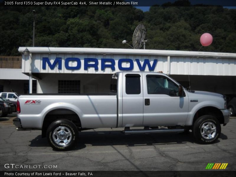 Silver Metallic / Medium Flint 2005 Ford F350 Super Duty FX4 SuperCab 4x4