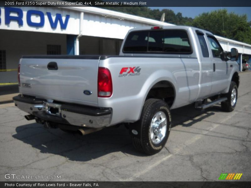 Silver Metallic / Medium Flint 2005 Ford F350 Super Duty FX4 SuperCab 4x4
