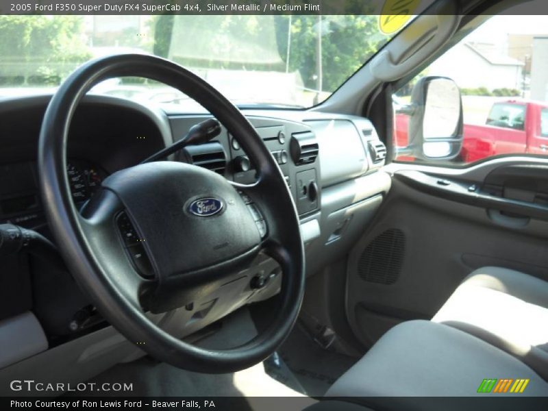 Silver Metallic / Medium Flint 2005 Ford F350 Super Duty FX4 SuperCab 4x4