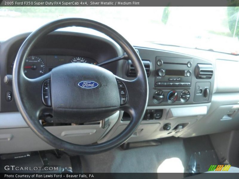 Silver Metallic / Medium Flint 2005 Ford F350 Super Duty FX4 SuperCab 4x4