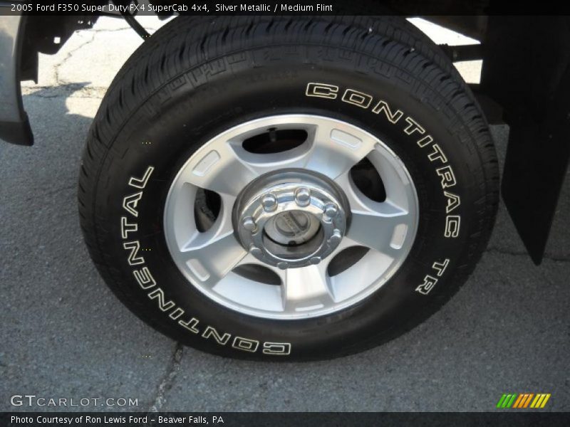 Silver Metallic / Medium Flint 2005 Ford F350 Super Duty FX4 SuperCab 4x4