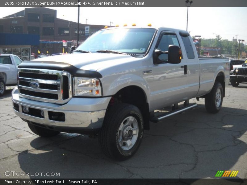 Silver Metallic / Medium Flint 2005 Ford F350 Super Duty FX4 SuperCab 4x4