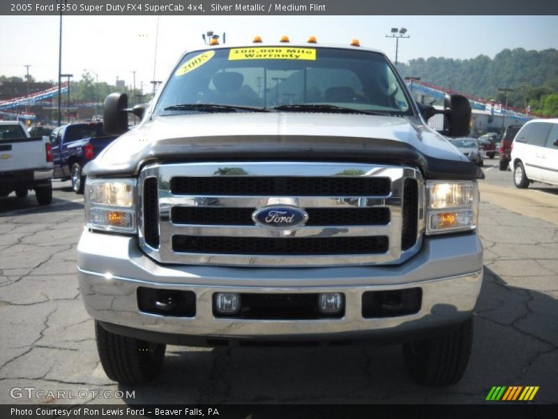 Silver Metallic / Medium Flint 2005 Ford F350 Super Duty FX4 SuperCab 4x4