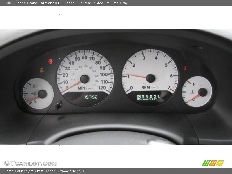 Butane Blue Pearl / Medium Slate Gray 2006 Dodge Grand Caravan SXT