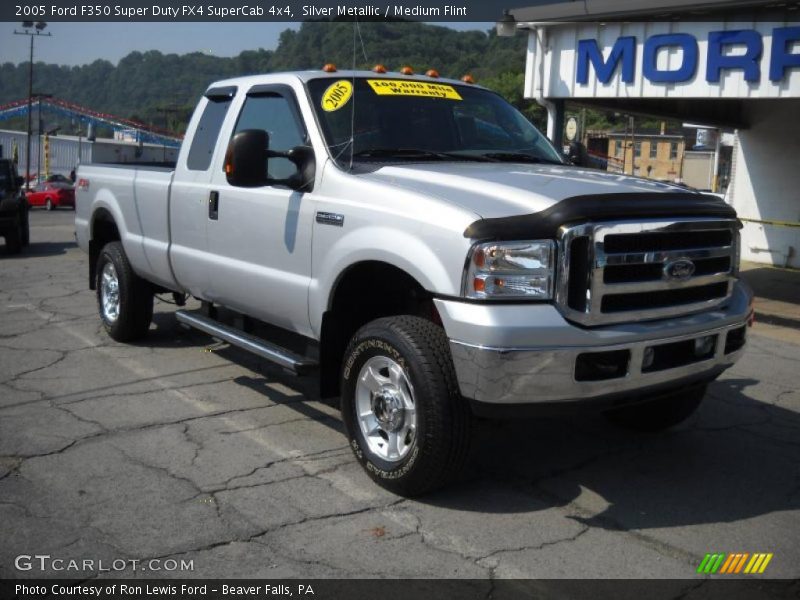 Silver Metallic / Medium Flint 2005 Ford F350 Super Duty FX4 SuperCab 4x4