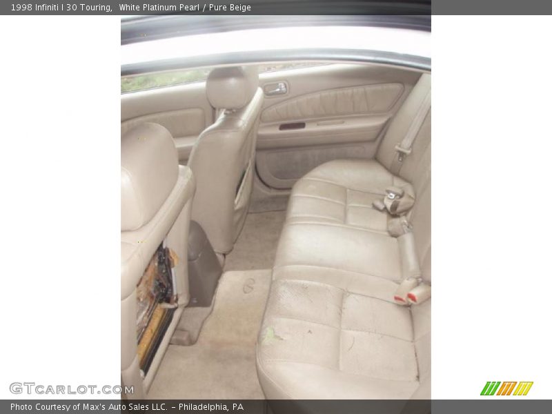 White Platinum Pearl / Pure Beige 1998 Infiniti I 30 Touring