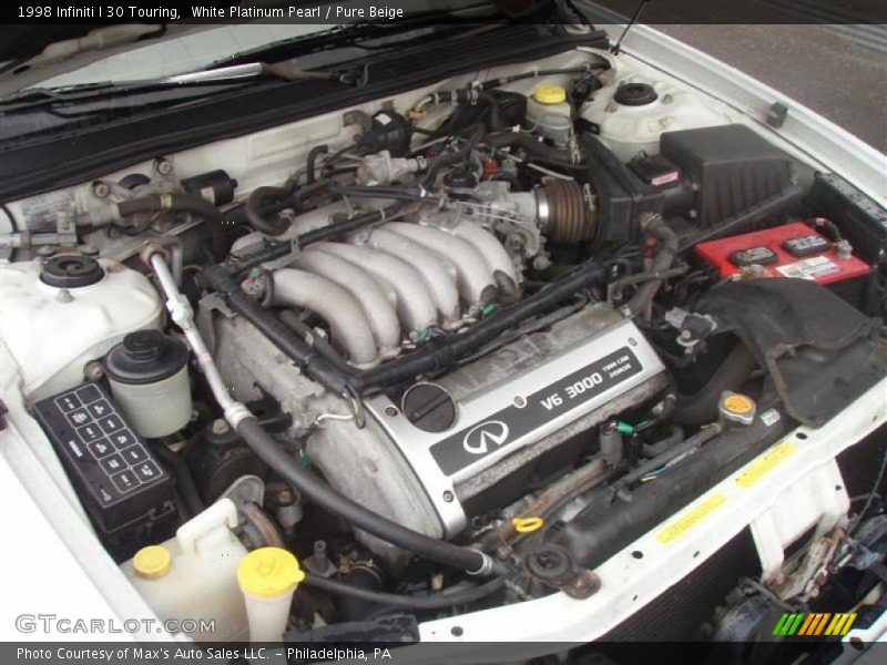 White Platinum Pearl / Pure Beige 1998 Infiniti I 30 Touring