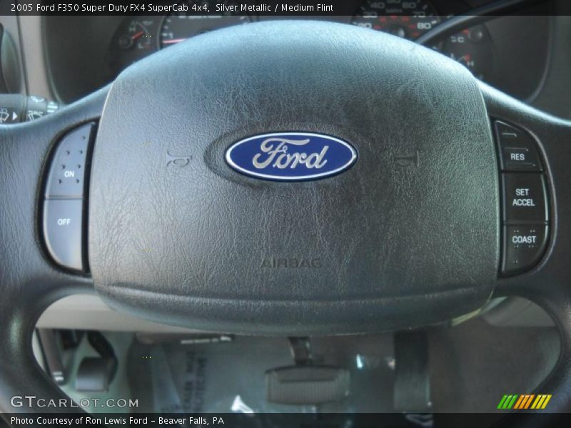 Silver Metallic / Medium Flint 2005 Ford F350 Super Duty FX4 SuperCab 4x4