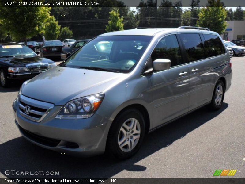 Silver Pearl Metallic / Gray 2007 Honda Odyssey EX