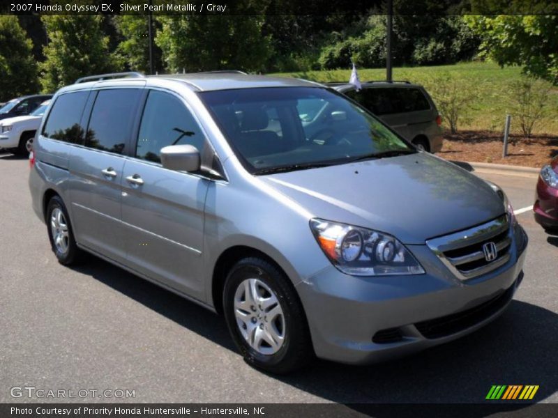 Silver Pearl Metallic / Gray 2007 Honda Odyssey EX