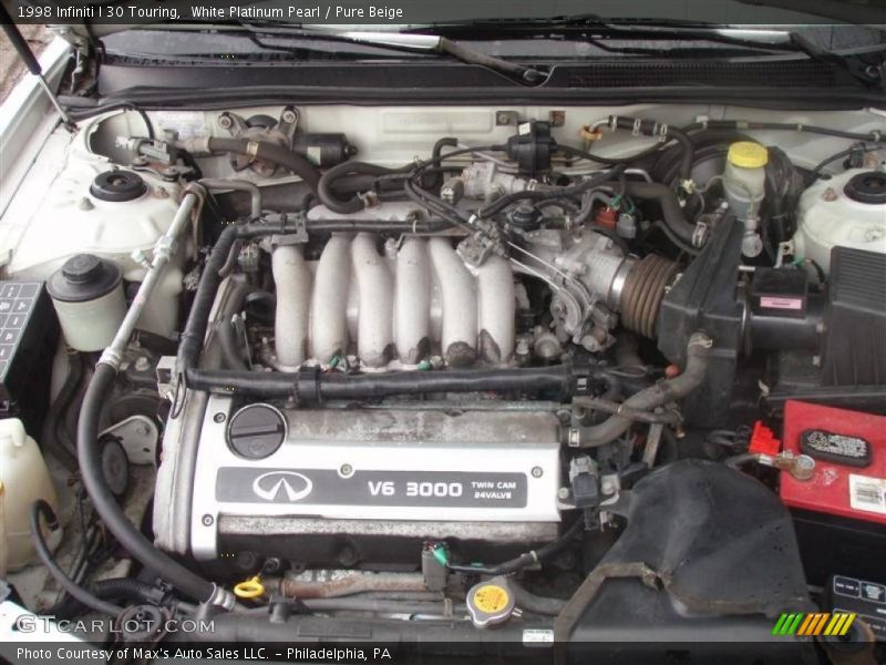 White Platinum Pearl / Pure Beige 1998 Infiniti I 30 Touring