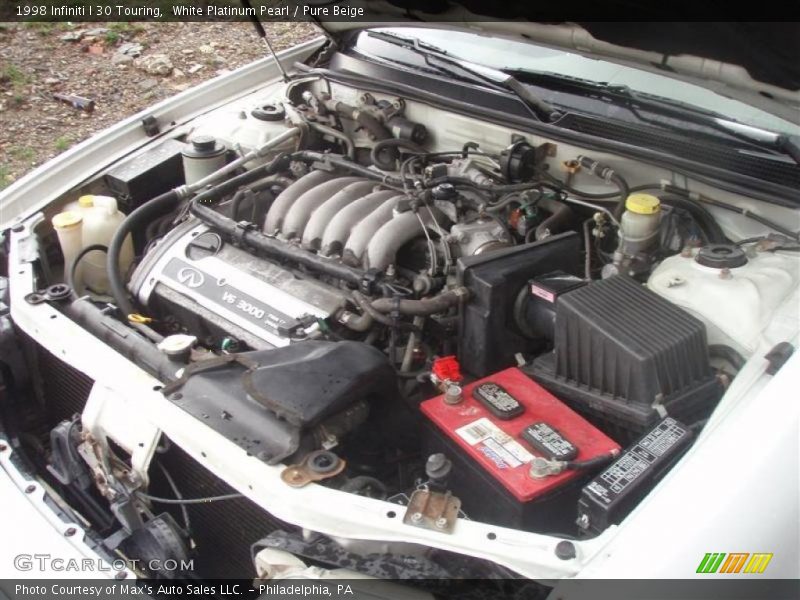 White Platinum Pearl / Pure Beige 1998 Infiniti I 30 Touring