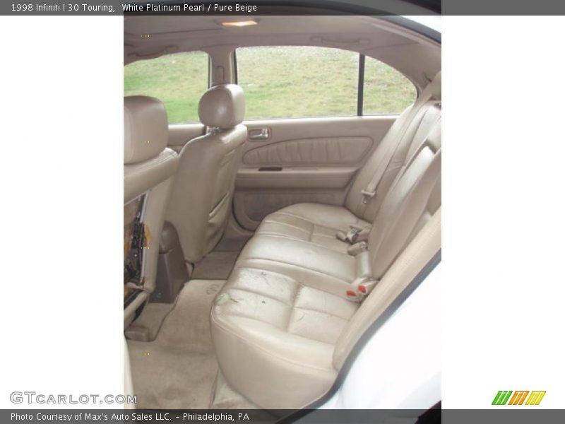 White Platinum Pearl / Pure Beige 1998 Infiniti I 30 Touring