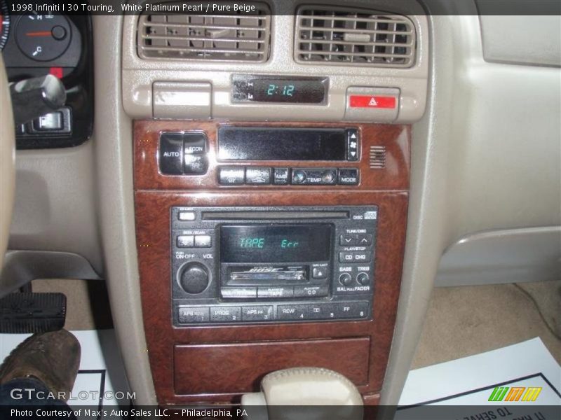 White Platinum Pearl / Pure Beige 1998 Infiniti I 30 Touring