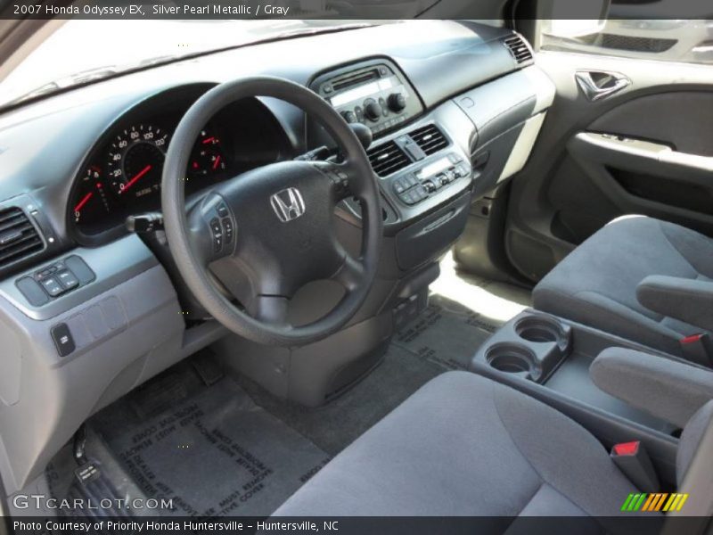 Silver Pearl Metallic / Gray 2007 Honda Odyssey EX