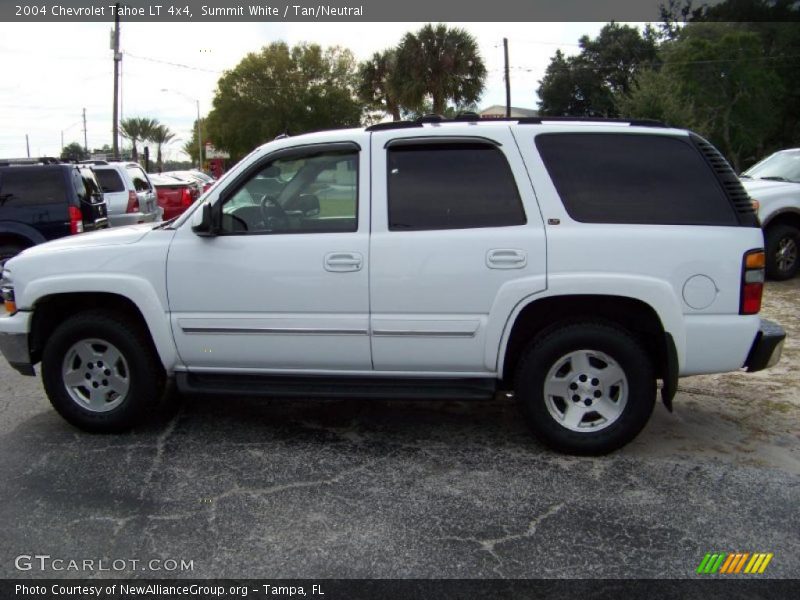 Summit White / Tan/Neutral 2004 Chevrolet Tahoe LT 4x4